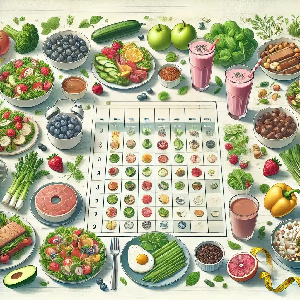 Dieta jídelníček