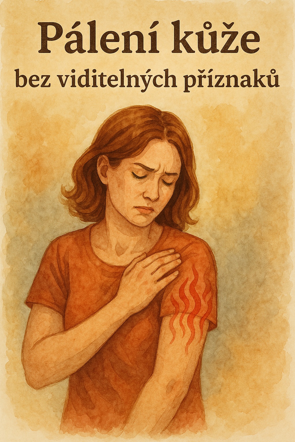 Pálení kůže bez viditelných příznaků