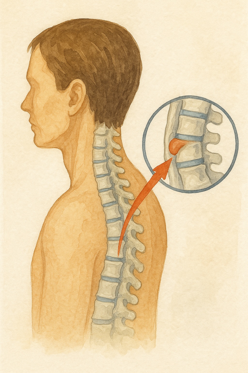 Výhřez ploténky C5/C6