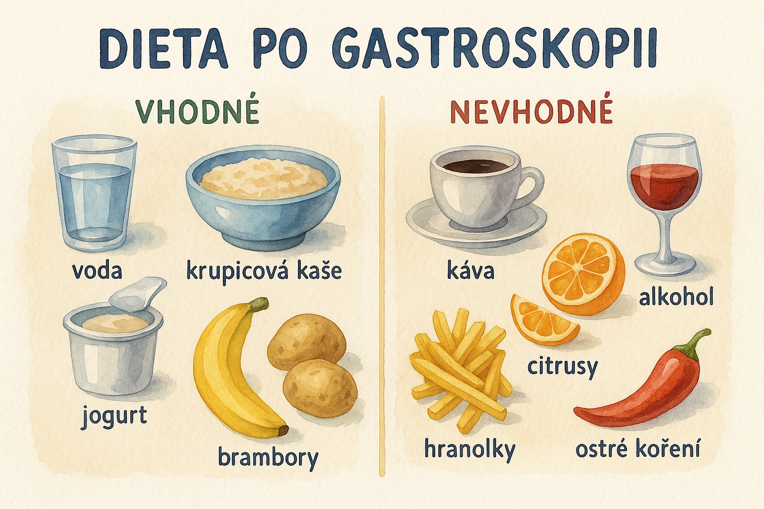 Dieta po gastroskopii