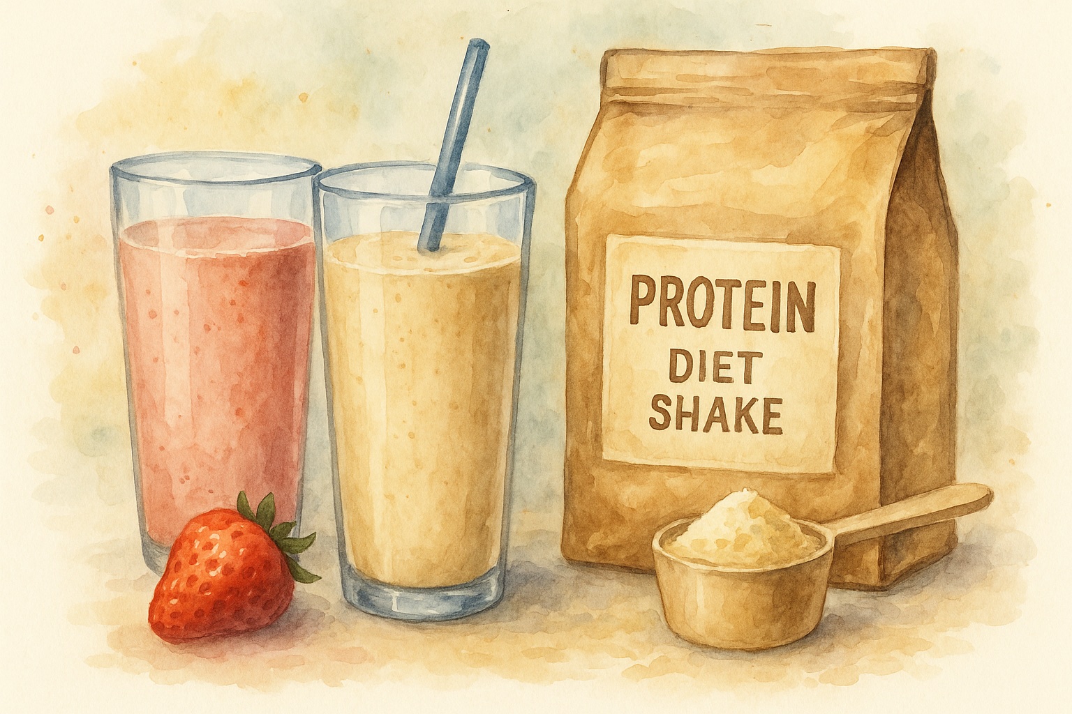 Zdravý protein diet shake
