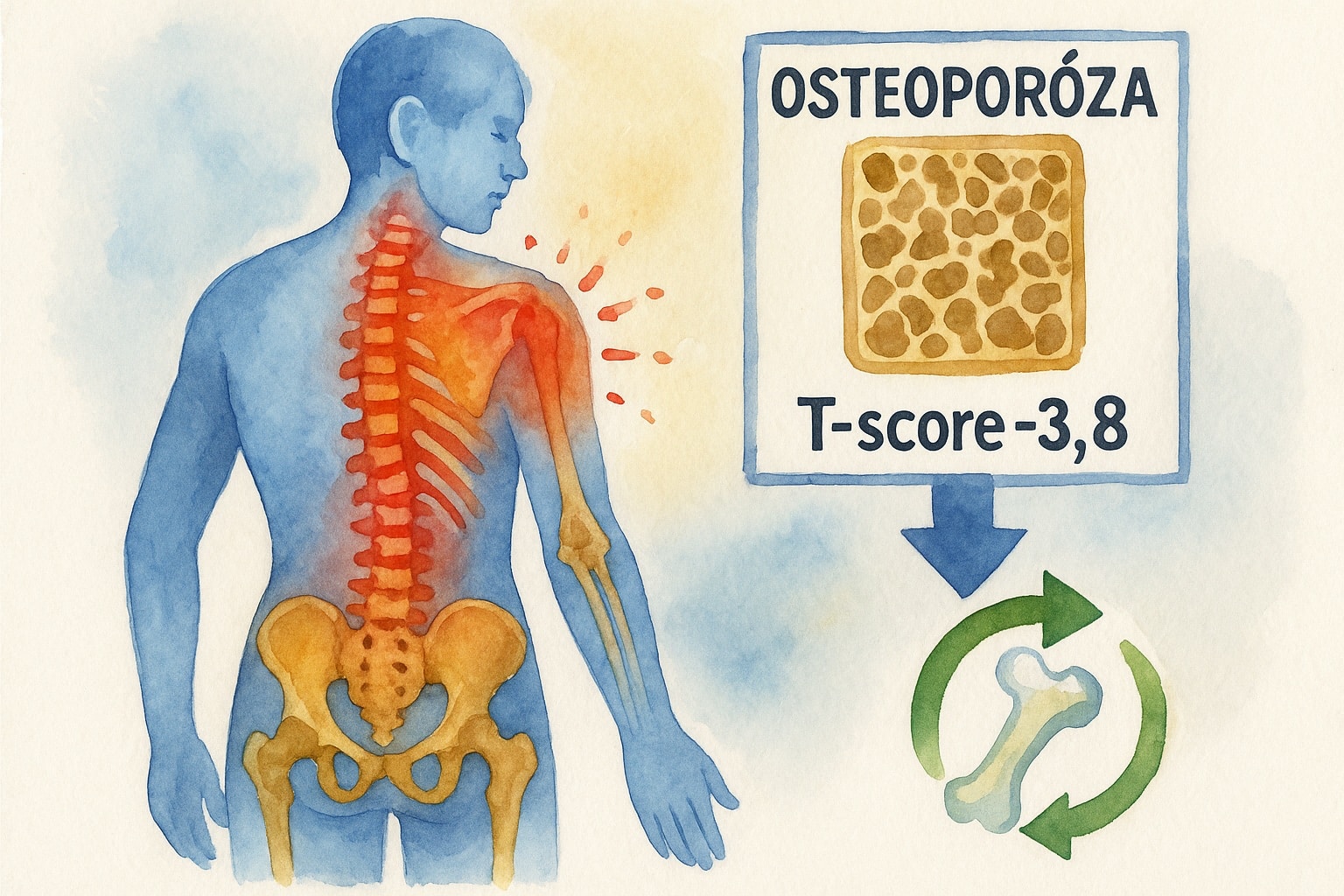 Osteoporóza – vyšetření a co znamená hodnota T-score -3,8