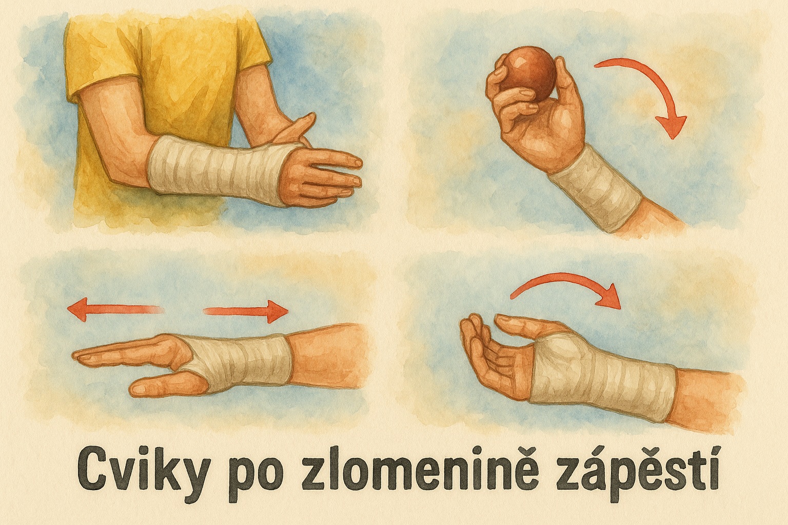 Cviky po zlomenině zápěstí