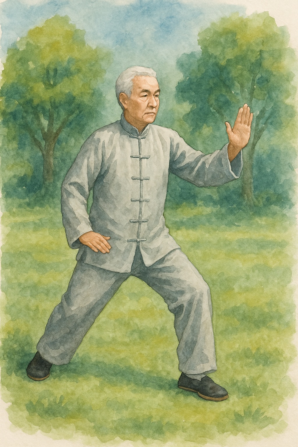 Tai chi sestava 24 cviků
