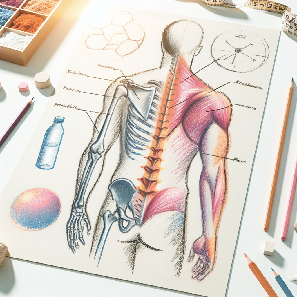 Pastelková ilustrace znázorňující téma: Rehabilitace