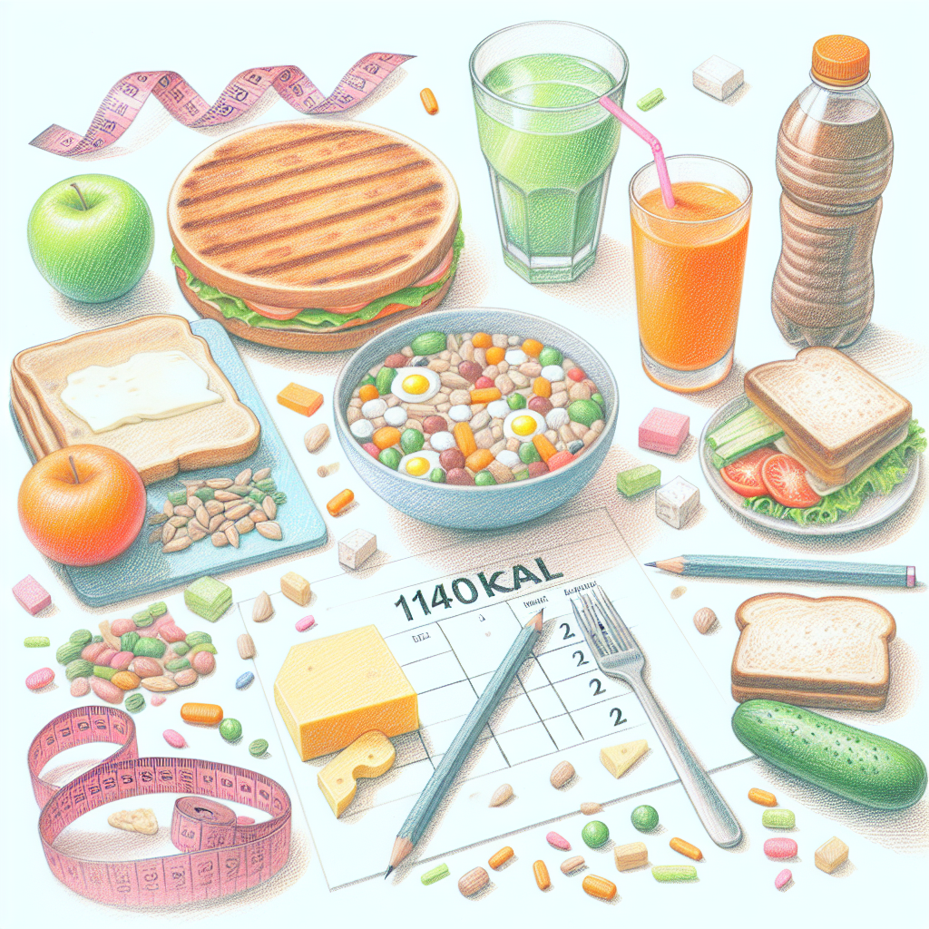 Pastelková ilustrace znázorňující téma: Zdravá výživa