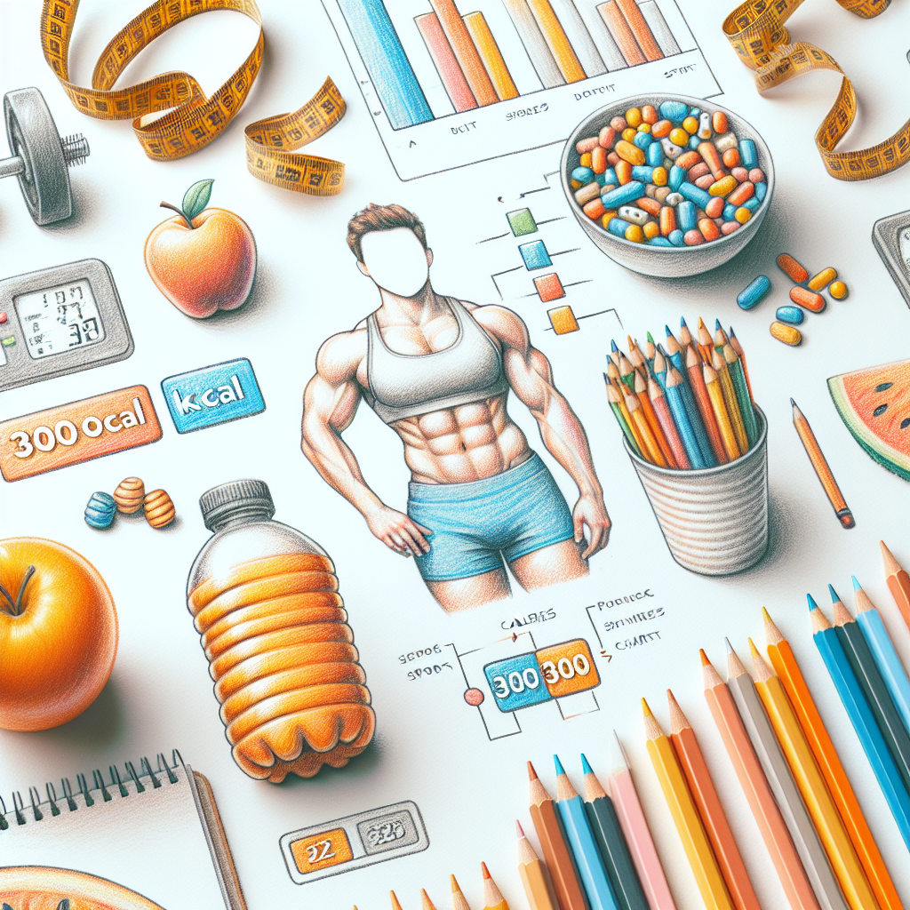 Pastelková ilustrace znázorňující téma: Diety