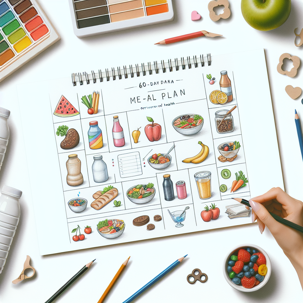 Pastelková ilustrace znázorňující téma: Výživa