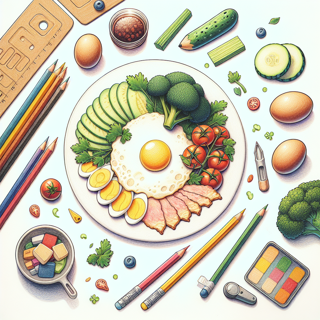 Pastelková ilustrace znázorňující téma: Recepty