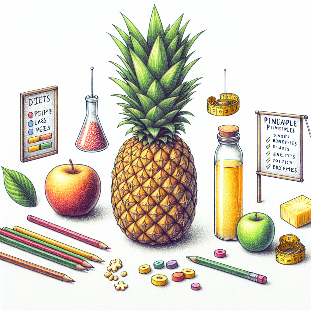 Pastelková ilustrace znázorňující téma: Diety