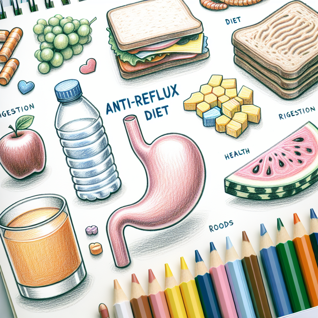 Pastelková ilustrace znázorňující téma: Diety a výživa