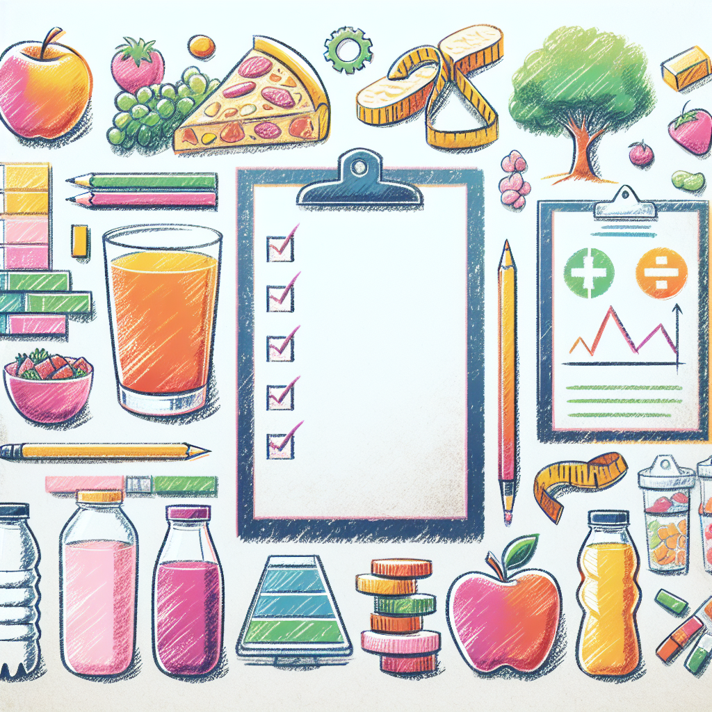 Pastelková ilustrace znázorňující téma: Zdravá výživa