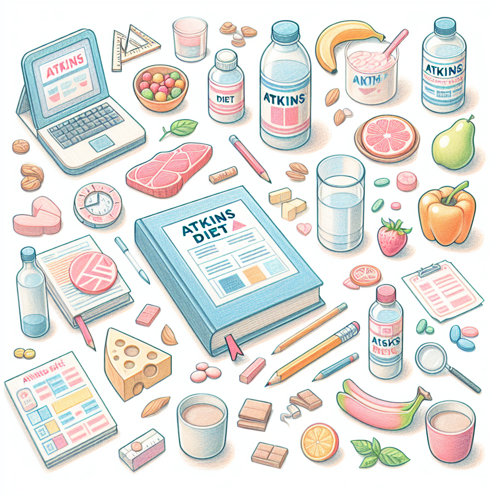 Pastelková ilustrace znázorňující téma: Diety a výživa