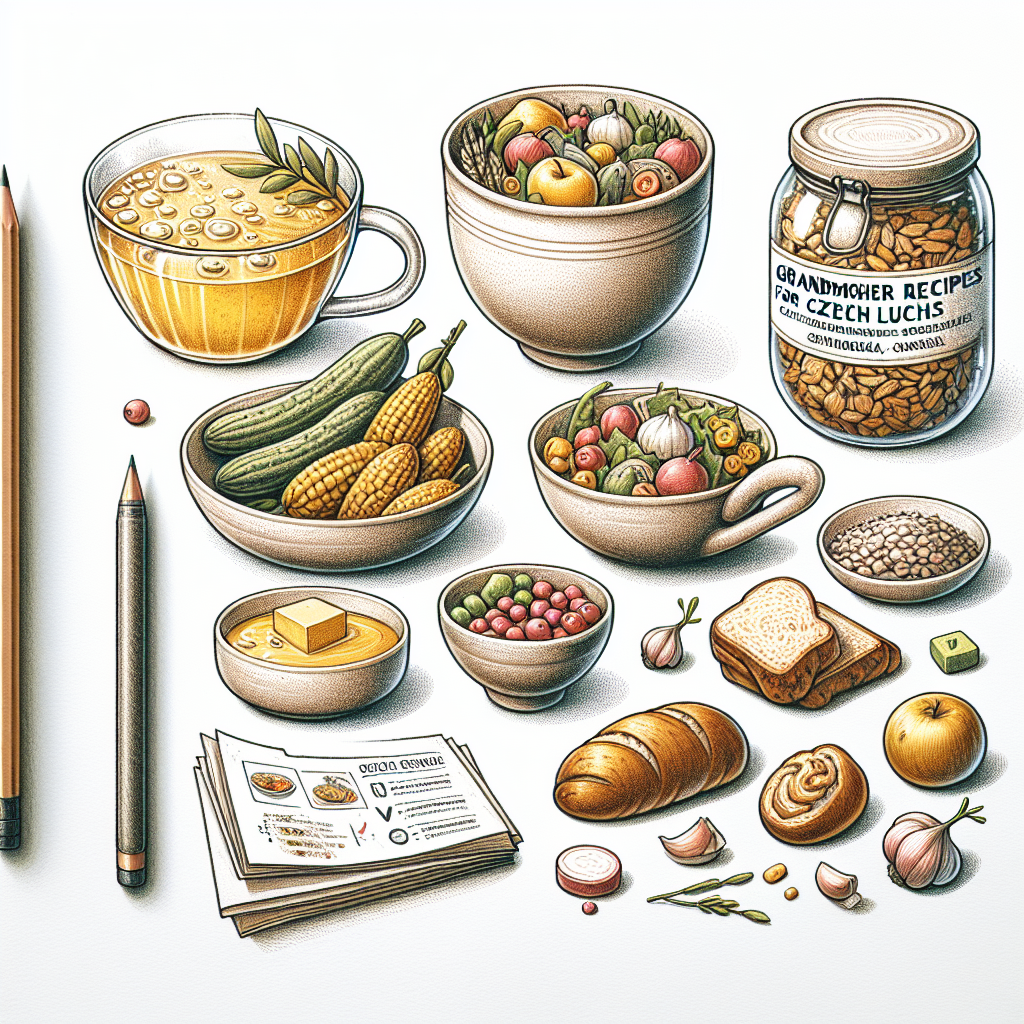 Pastelková ilustrace znázorňující téma: Kulinářství
