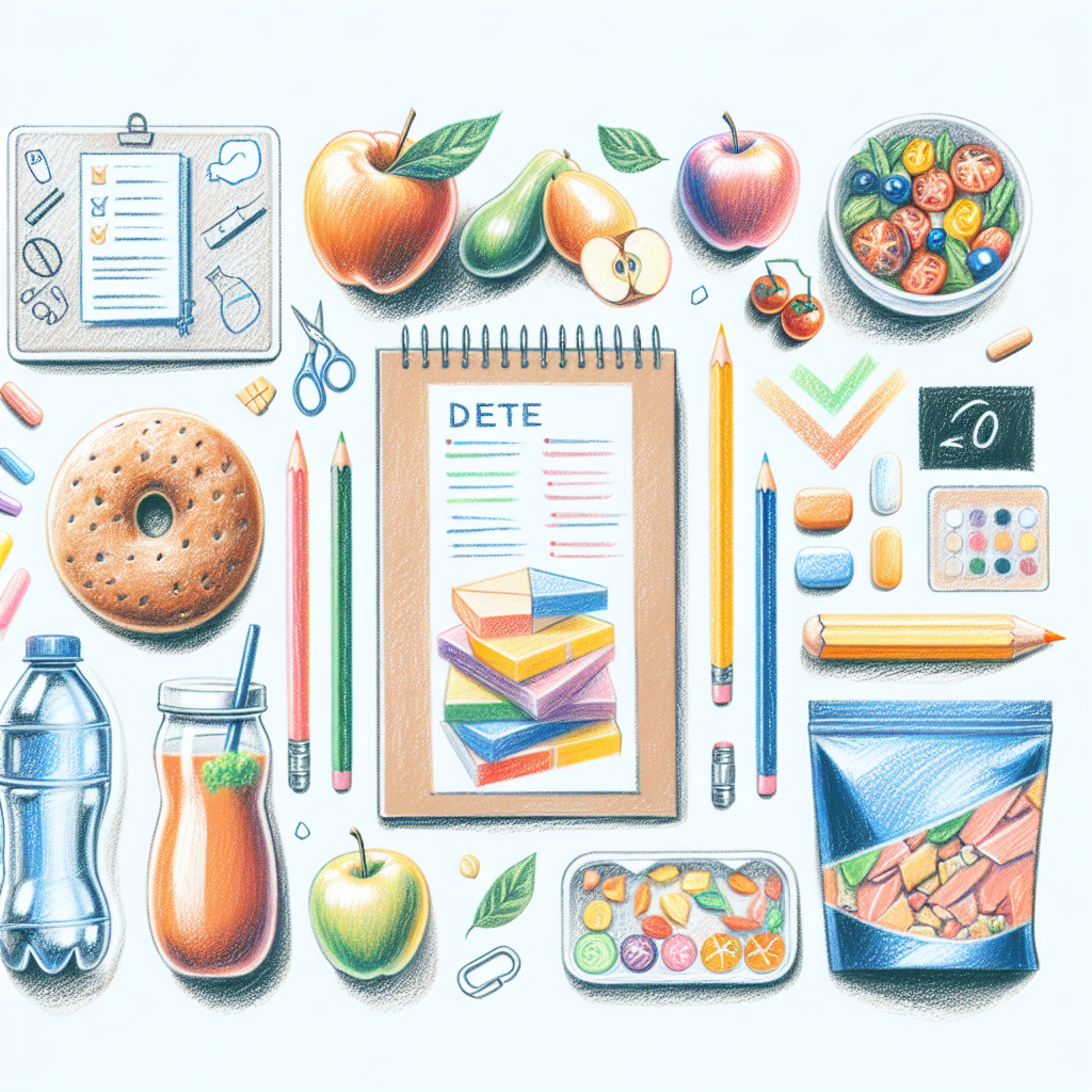 Pastelková ilustrace znázorňující téma: Zdravé stravování