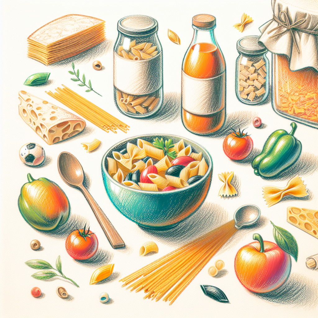 Pastelková ilustrace znázorňující téma: Vegetariánství