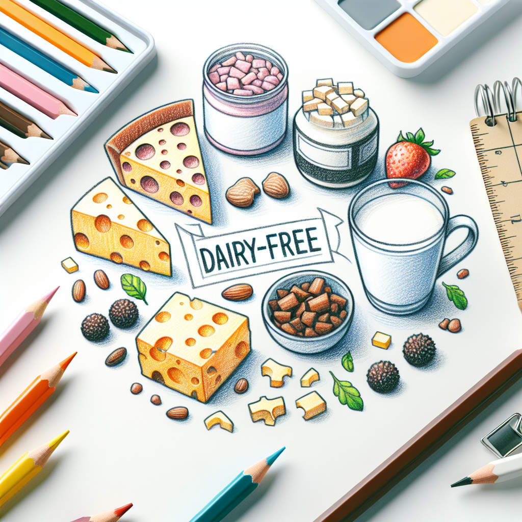 Pastelková ilustrace znázorňující téma: Diety a výživa
