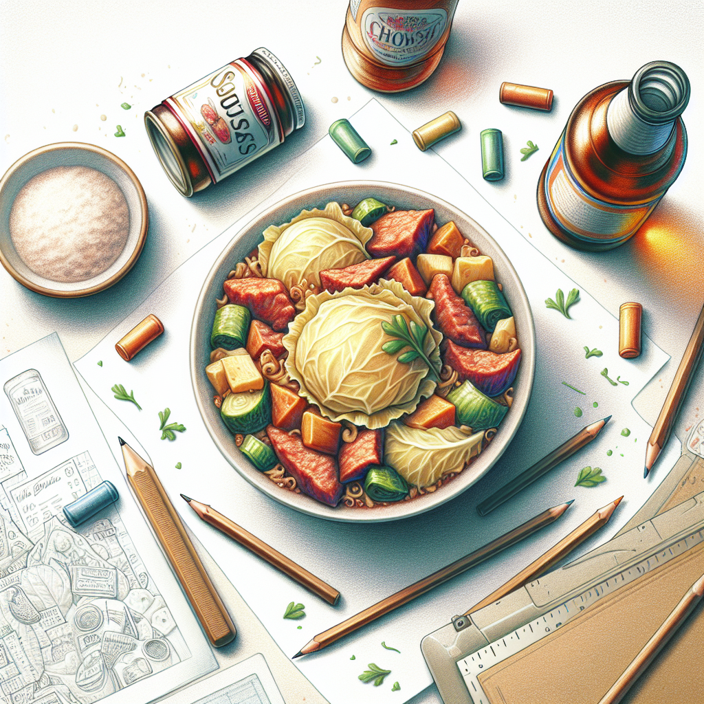 Pastelková ilustrace znázorňující téma: Recepty