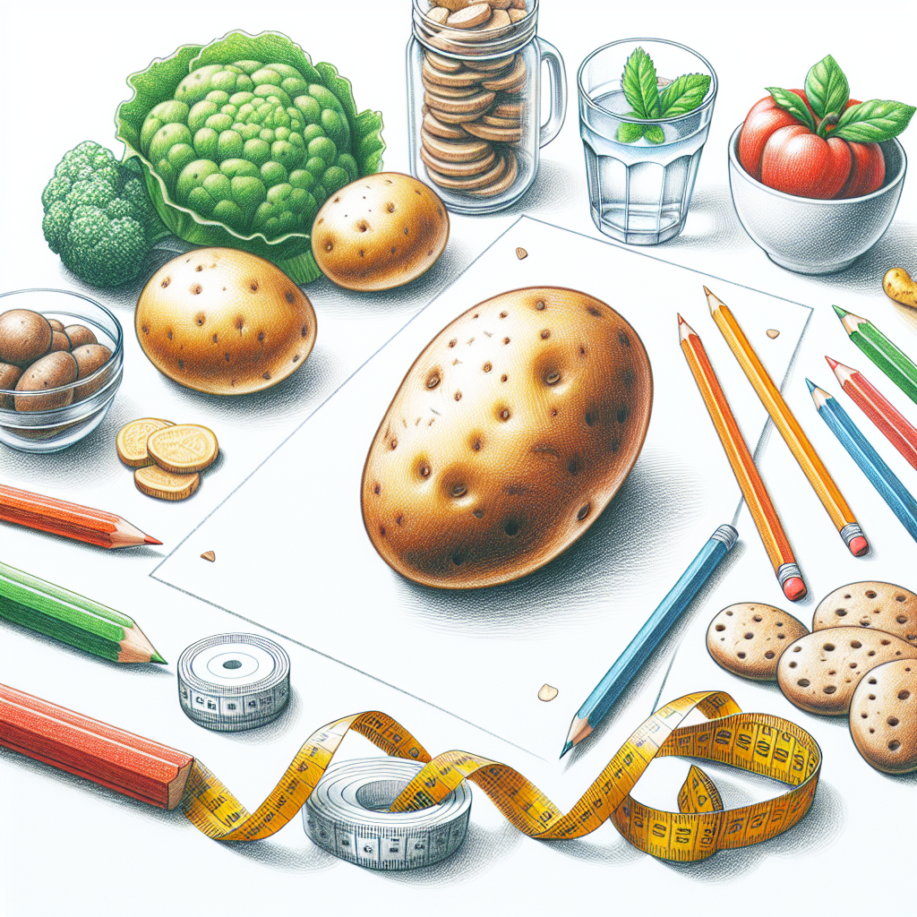Pastelková ilustrace znázorňující téma: Diety