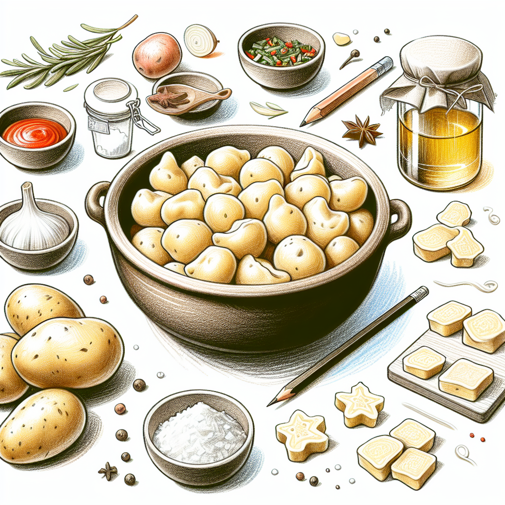 Pastelková ilustrace znázorňující téma: Recepty