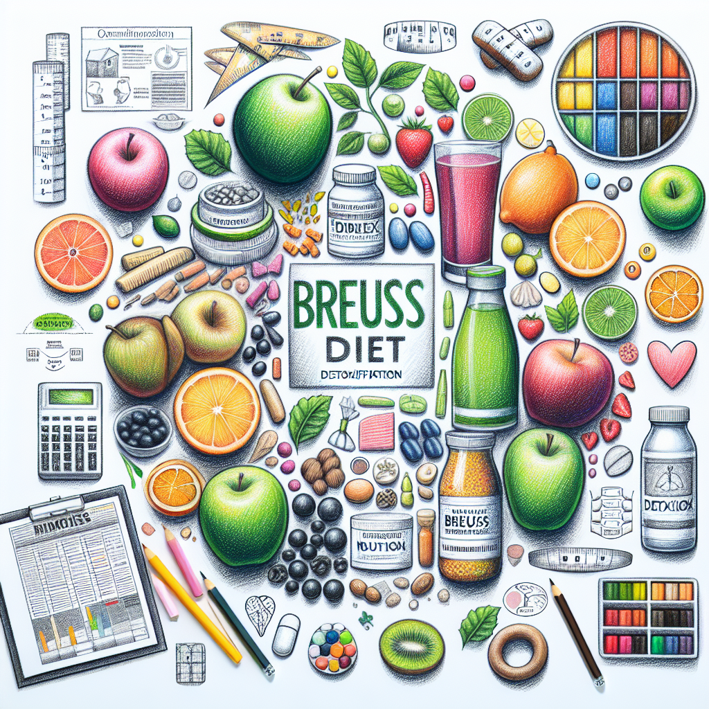 Pastelková ilustrace znázorňující téma: Diety