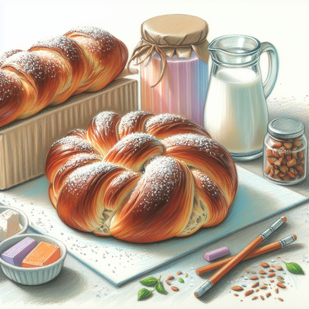 Pastelková ilustrace znázorňující téma: Recepty