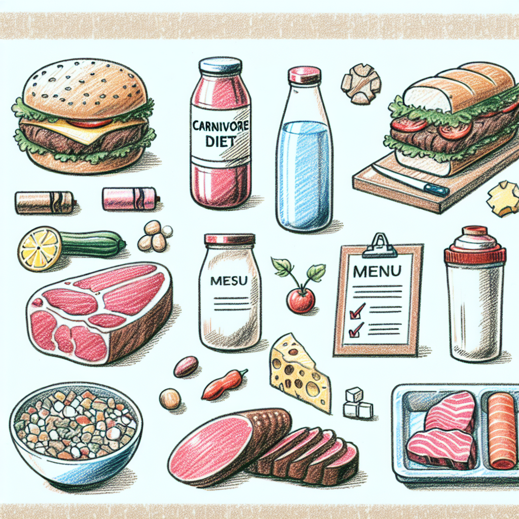 Pastelková ilustrace znázorňující téma: Diety