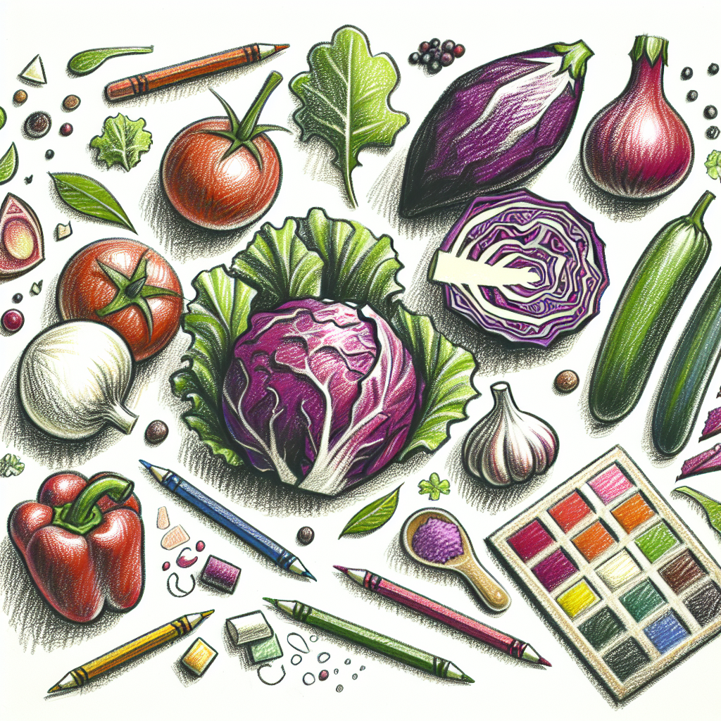 Pastelková ilustrace znázorňující téma: Recepty