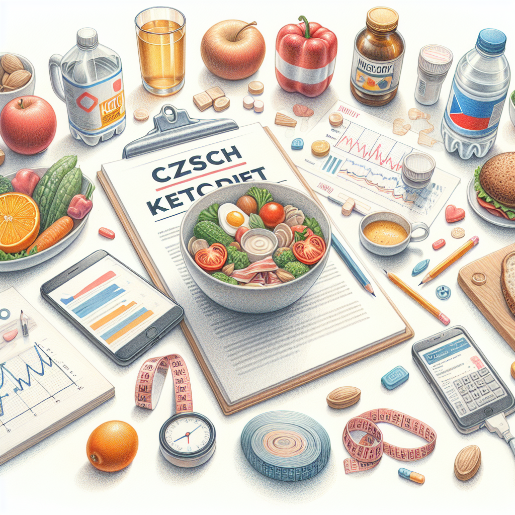Pastelková ilustrace znázorňující téma: Keto dieta