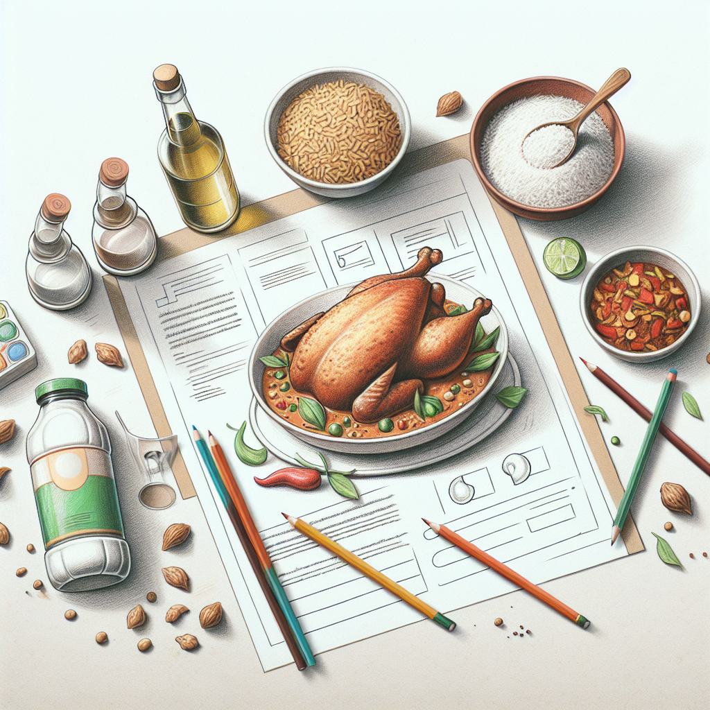 Pastelková ilustrace znázorňující téma: Indická kuchyně