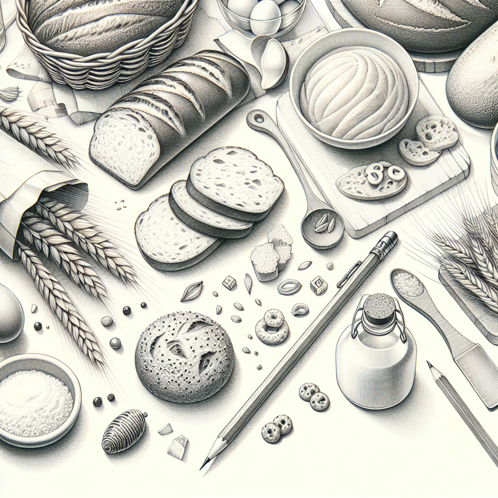 Pastelková ilustrace znázorňující téma: Recepty