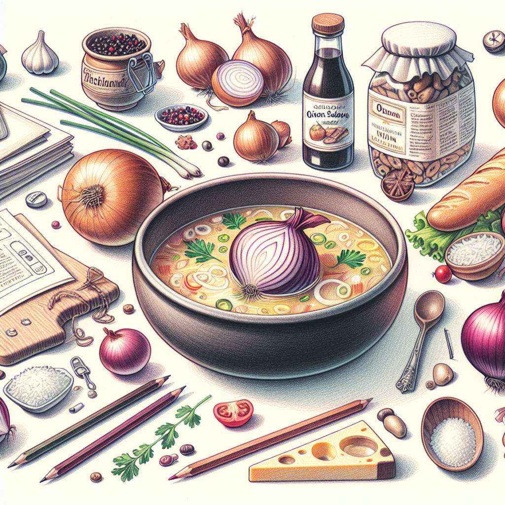 Pastelková ilustrace znázorňující téma: Polévky