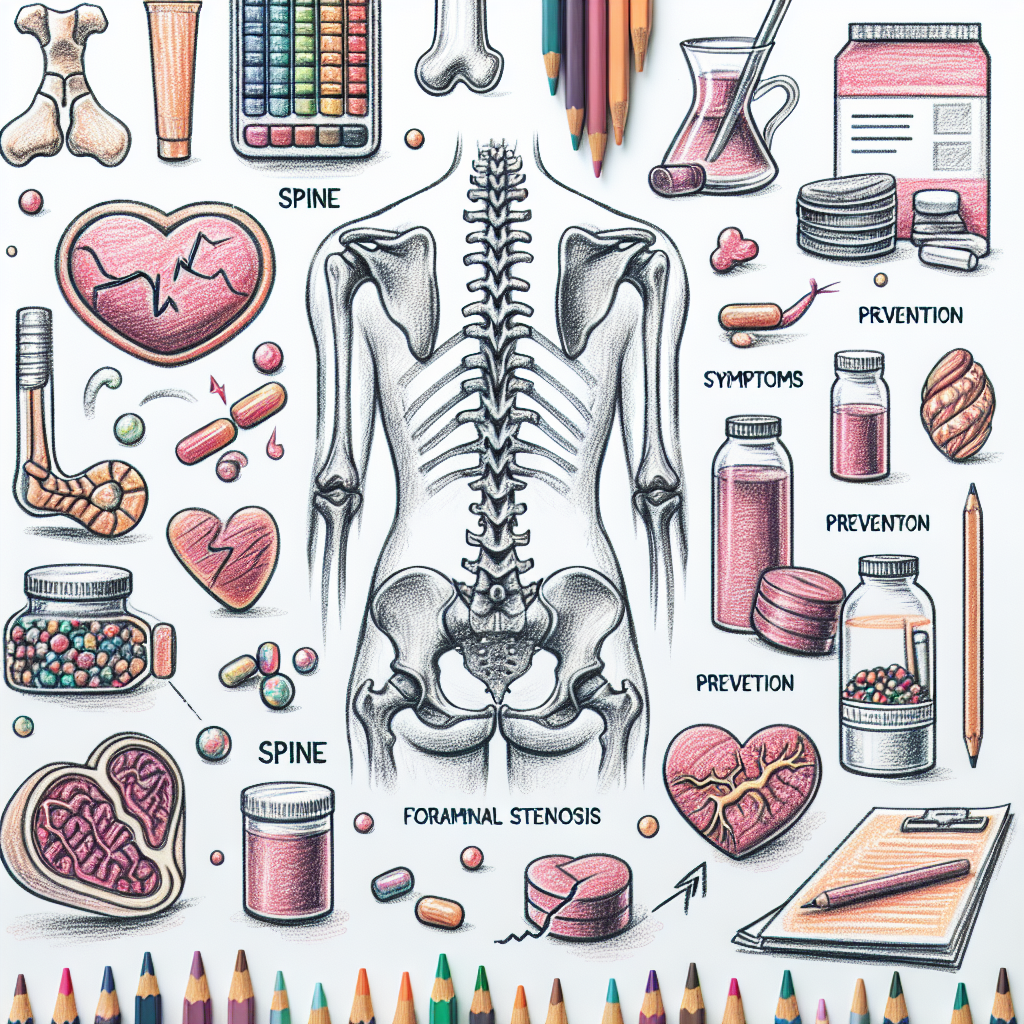 Pastelková ilustrace znázorňující téma: Zdraví páteře