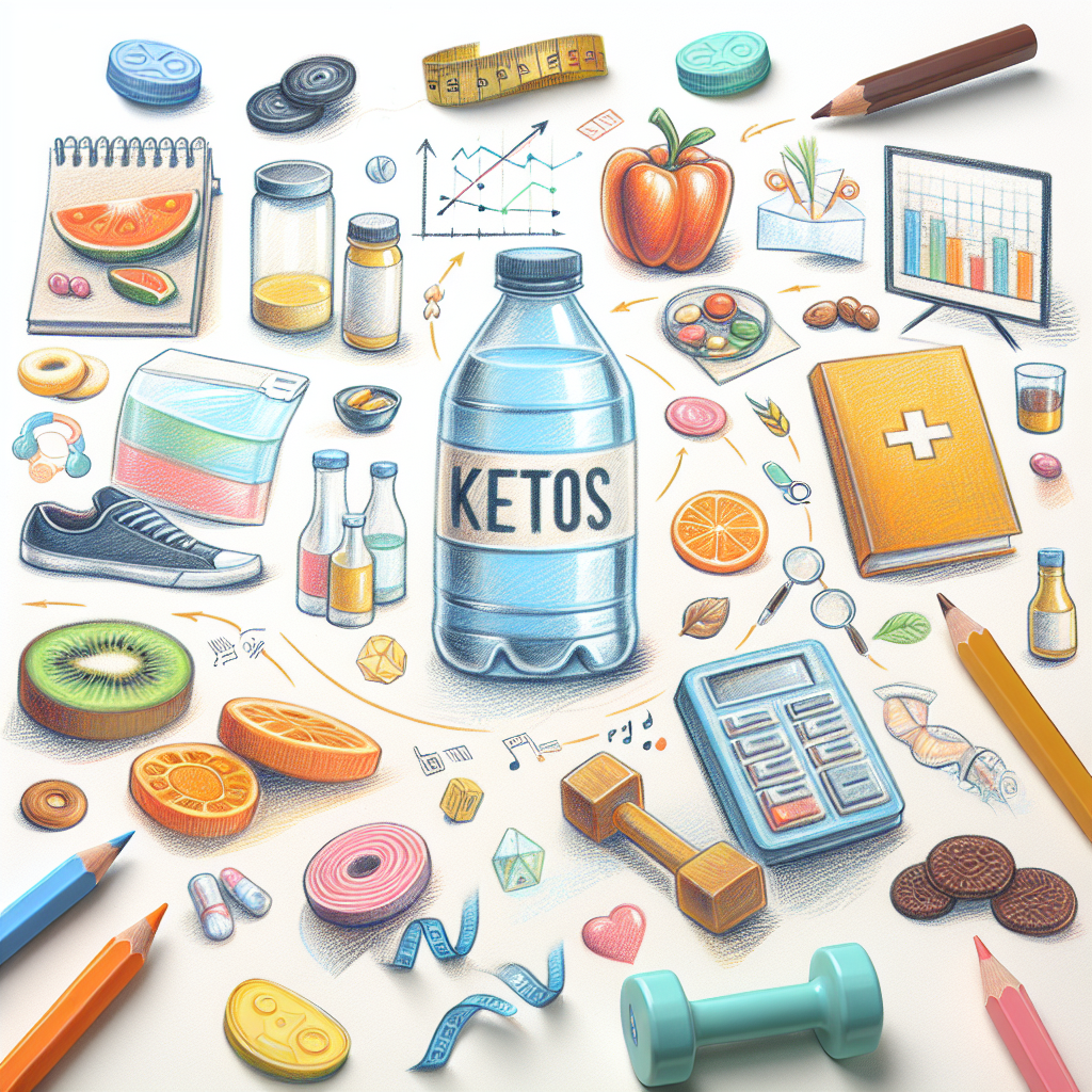 Pastelková ilustrace znázorňující téma: Diety