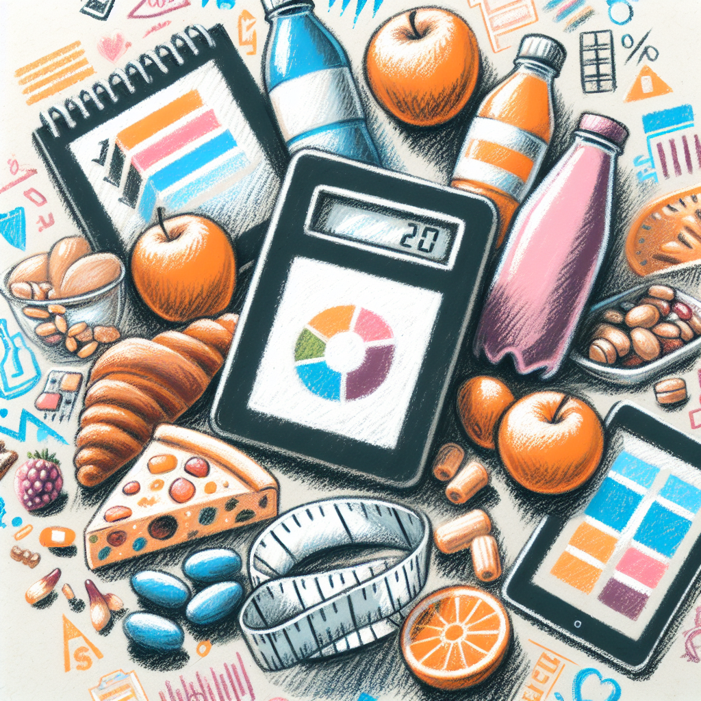 Pastelková ilustrace znázorňující téma: Výživa