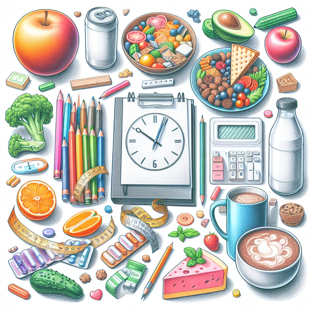 Pastelková ilustrace znázorňující téma: Výživa