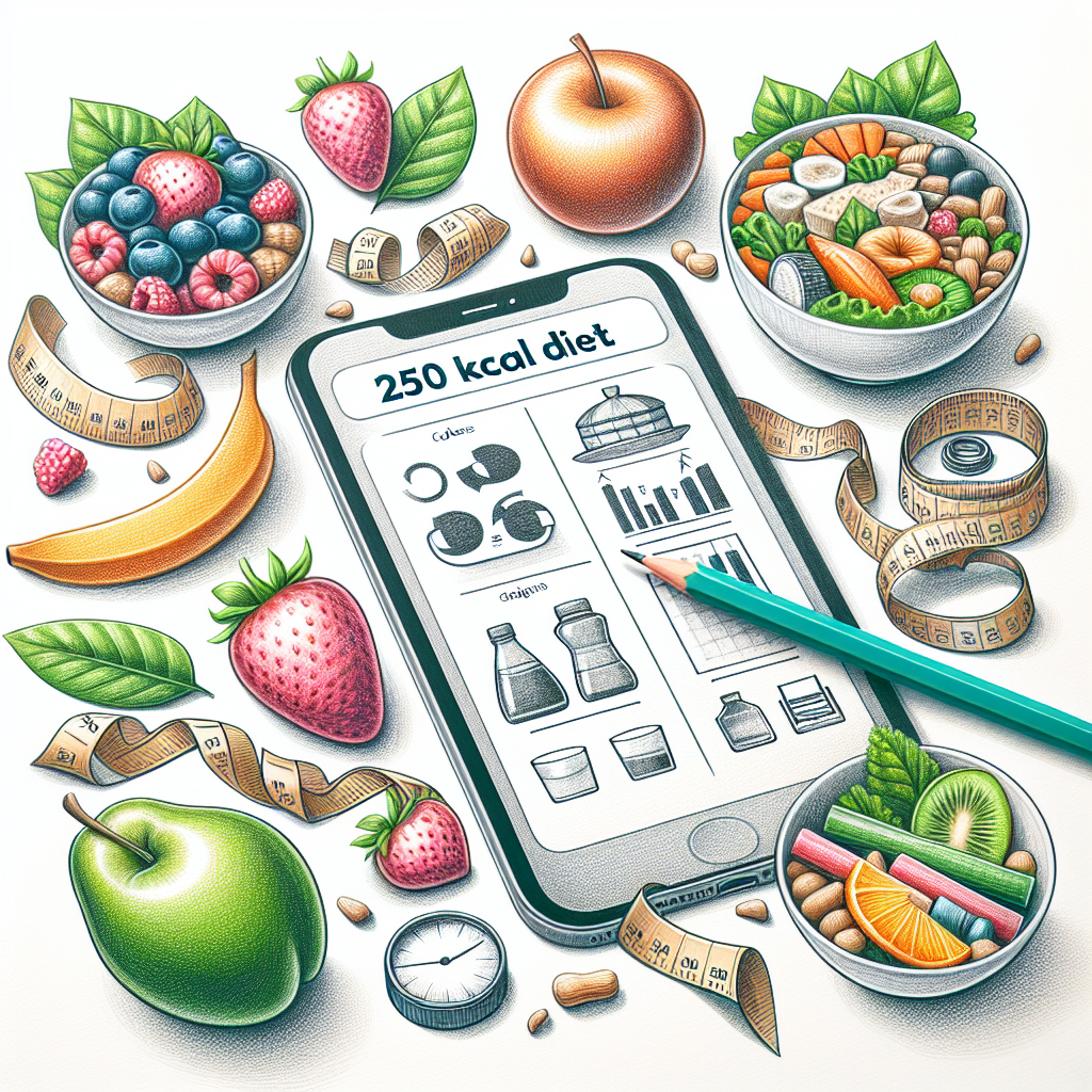 Pastelková ilustrace znázorňující téma: Diety a výživa