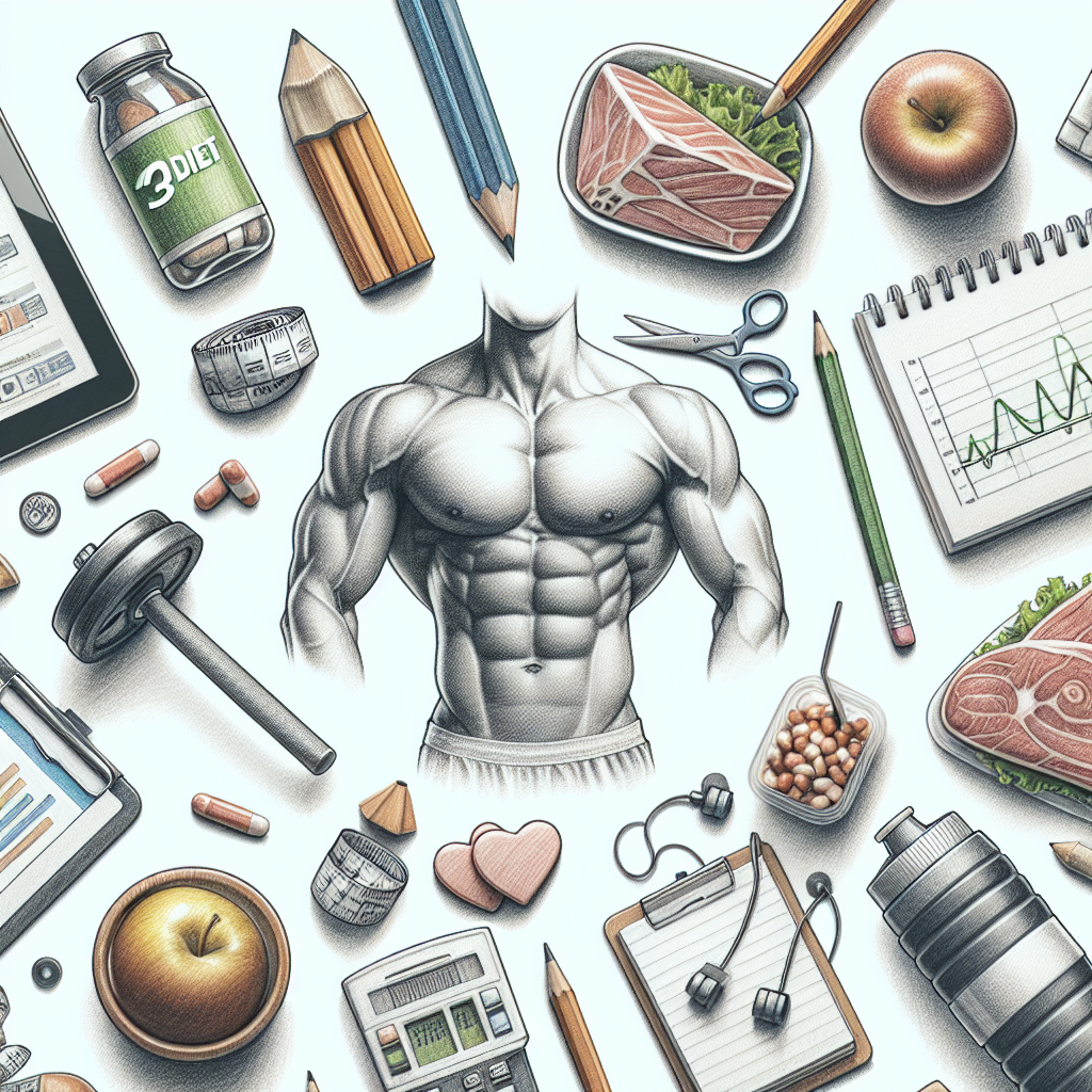 Pastelková ilustrace znázorňující téma: Diety