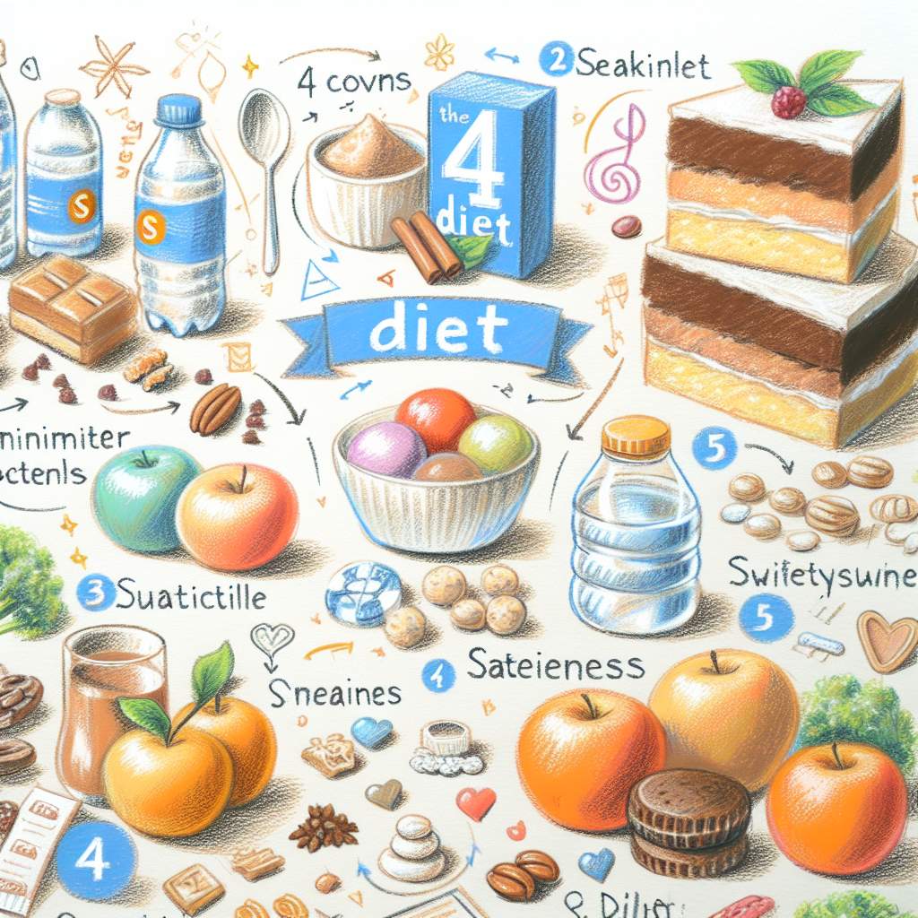 Pastelková ilustrace znázorňující téma: Výživa a diety
