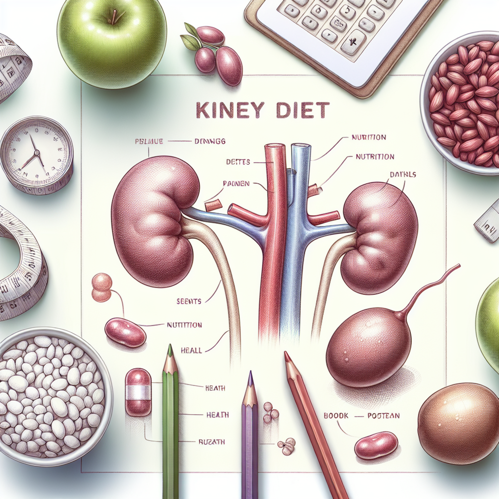 Pastelková ilustrace znázorňující téma: Diety a zdraví