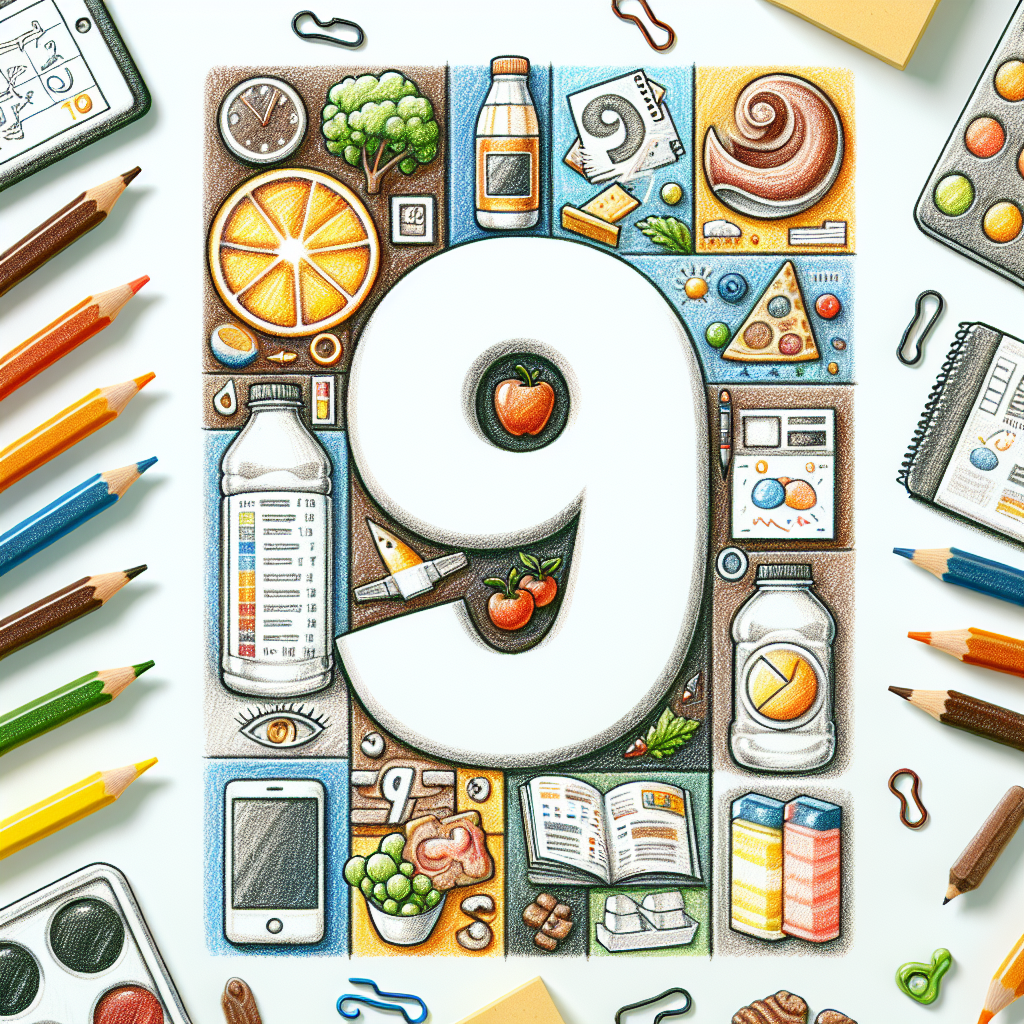 Pastelková ilustrace znázorňující téma: Zdravá výživa