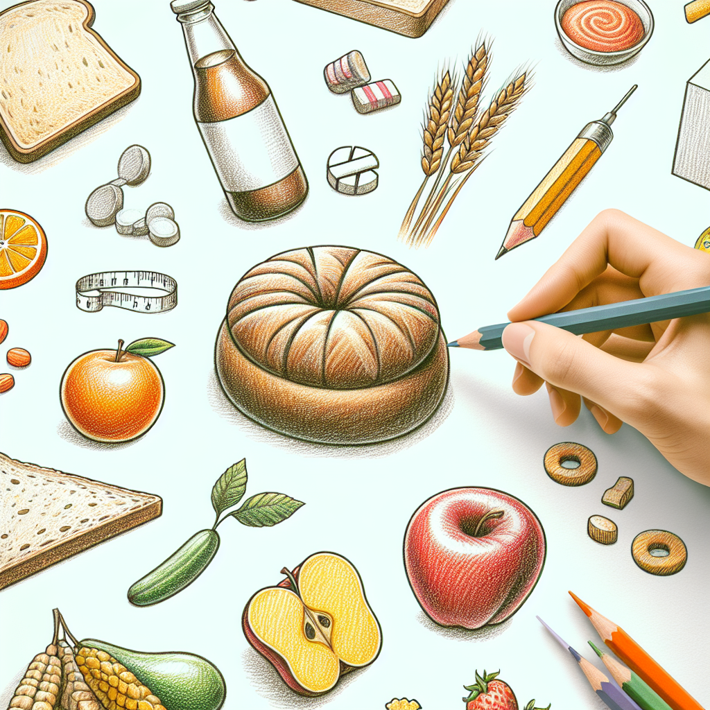 Pastelková ilustrace znázorňující téma: Stravování