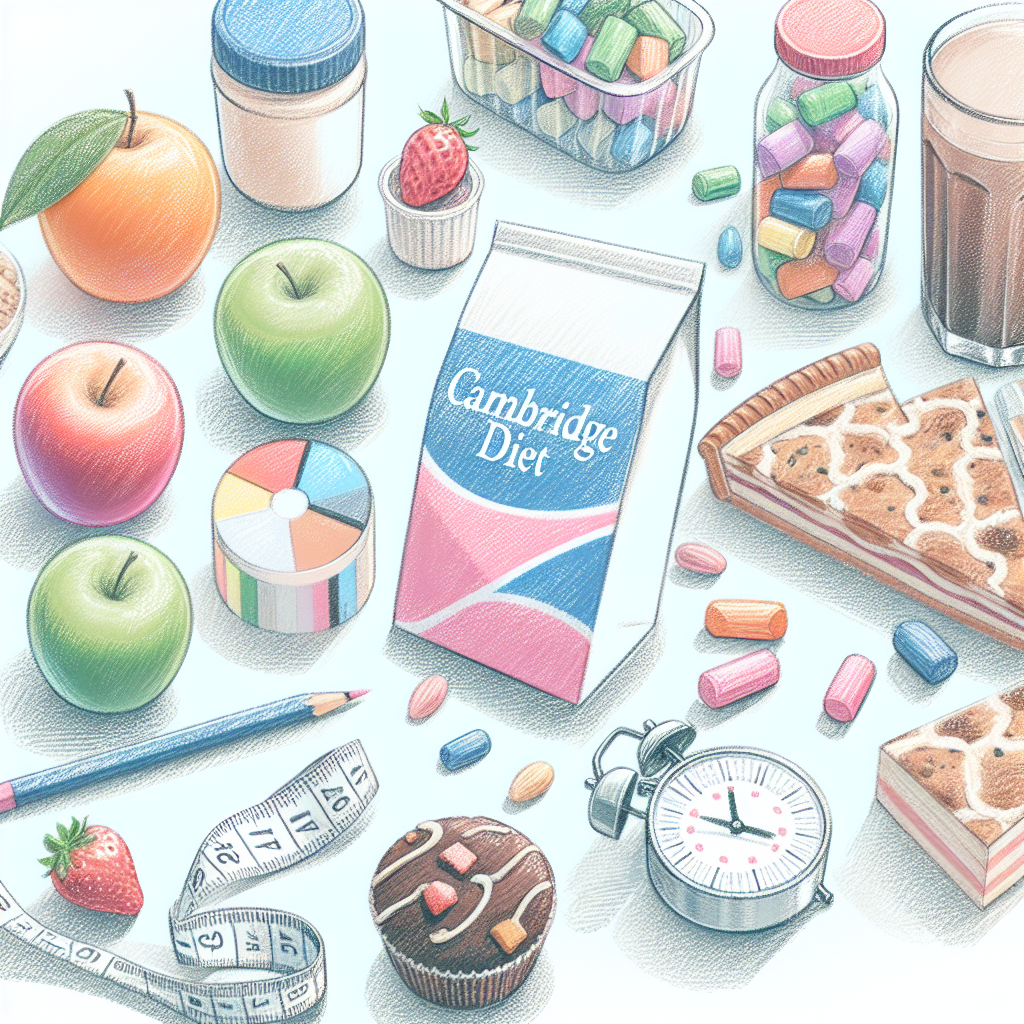 Pastelková ilustrace znázorňující téma: Diety a výživa