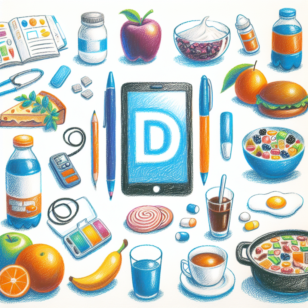 Pastelková ilustrace znázorňující téma: Výživa a zdraví