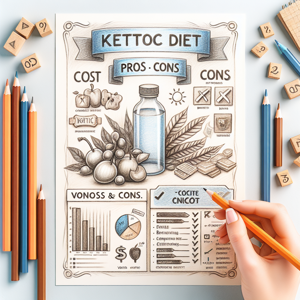 Pastelková ilustrace znázorňující téma: Diety a výživa