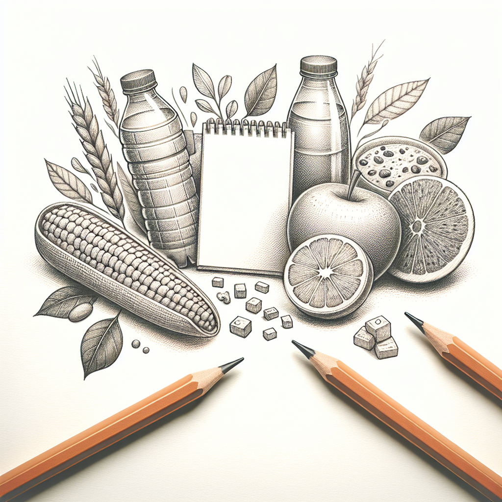 Pastelková ilustrace znázorňující téma: Diety