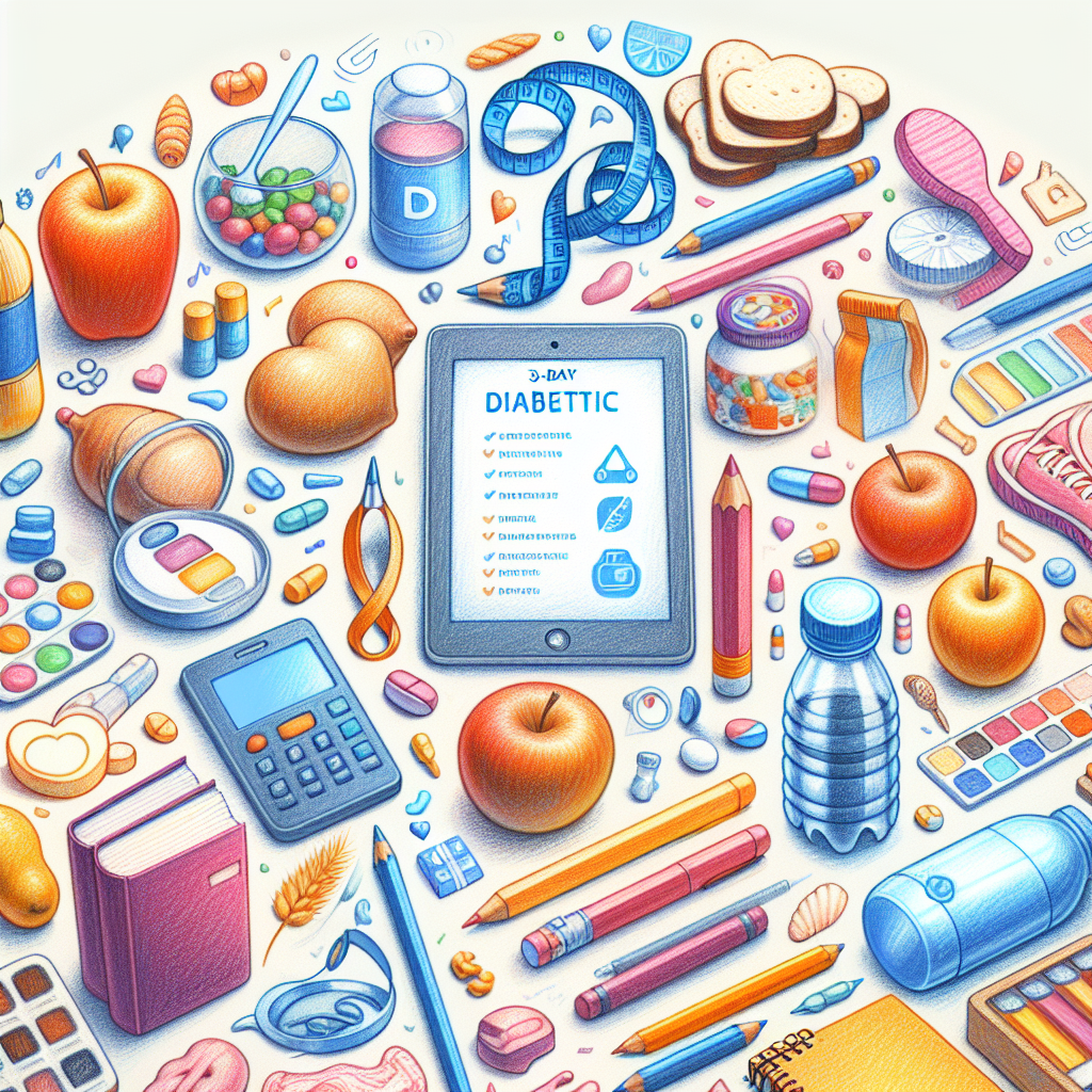 Pastelková ilustrace znázorňující téma: Diety