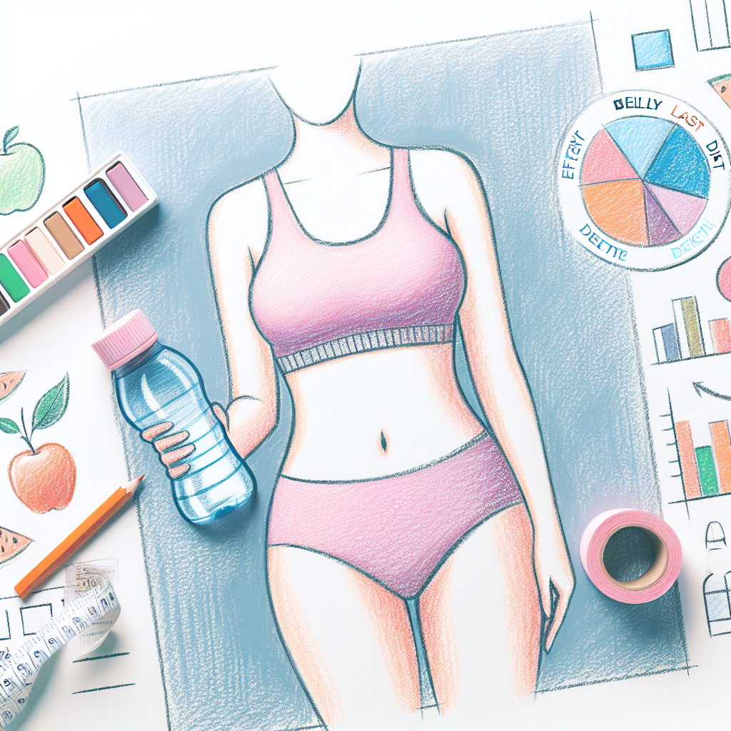 Pastelková ilustrace znázorňující téma: Diety a výživa