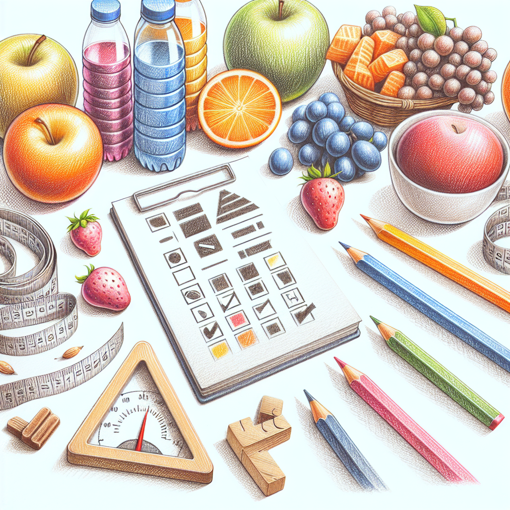 Pastelková ilustrace znázorňující téma: Zdravá výživa