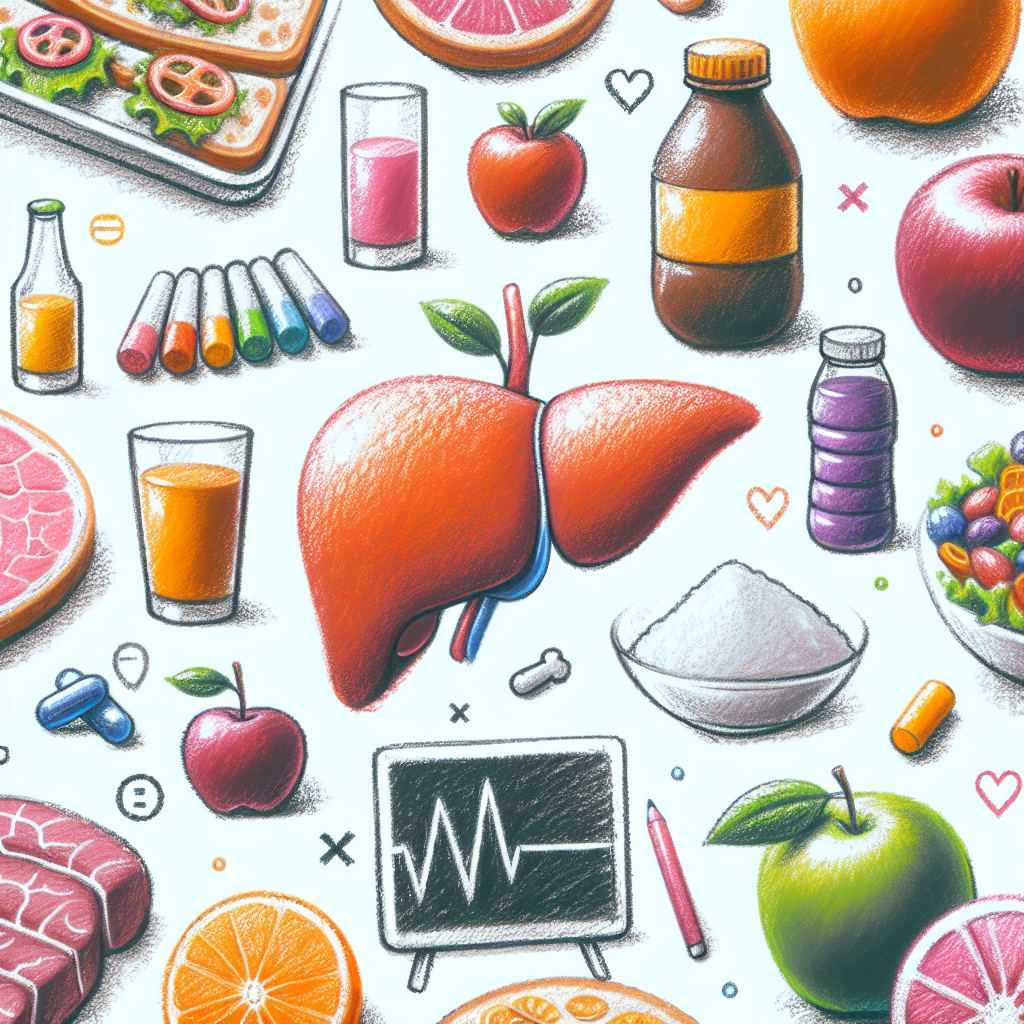 Pastelková ilustrace znázorňující téma: Zdravá výživa